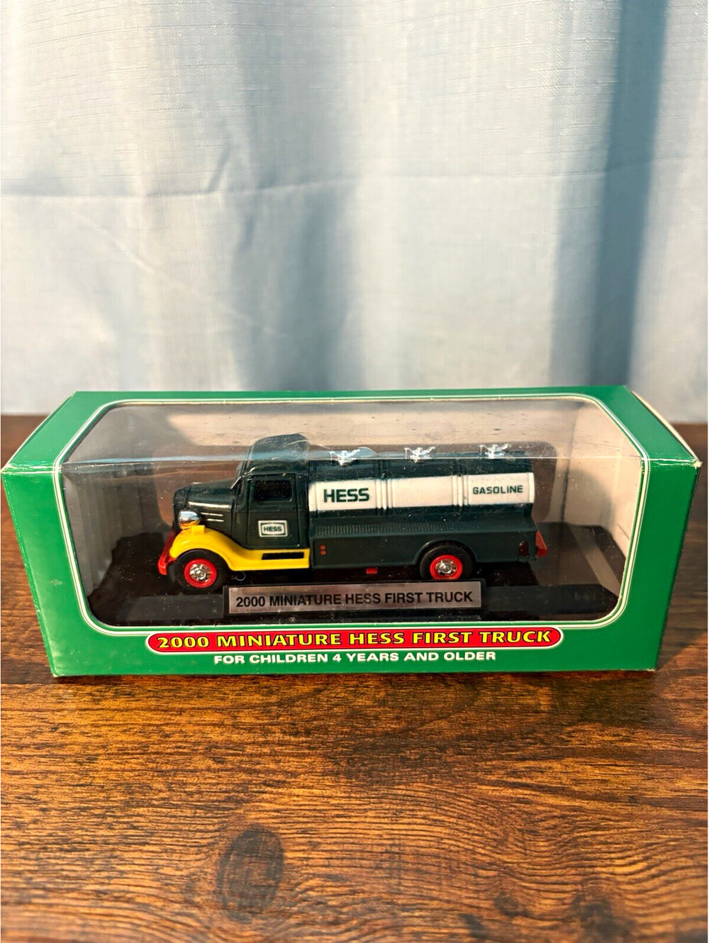 Hess 2000 Miniature Truck Gas & Oil First Truck Gasoline Tanker w/ Box
